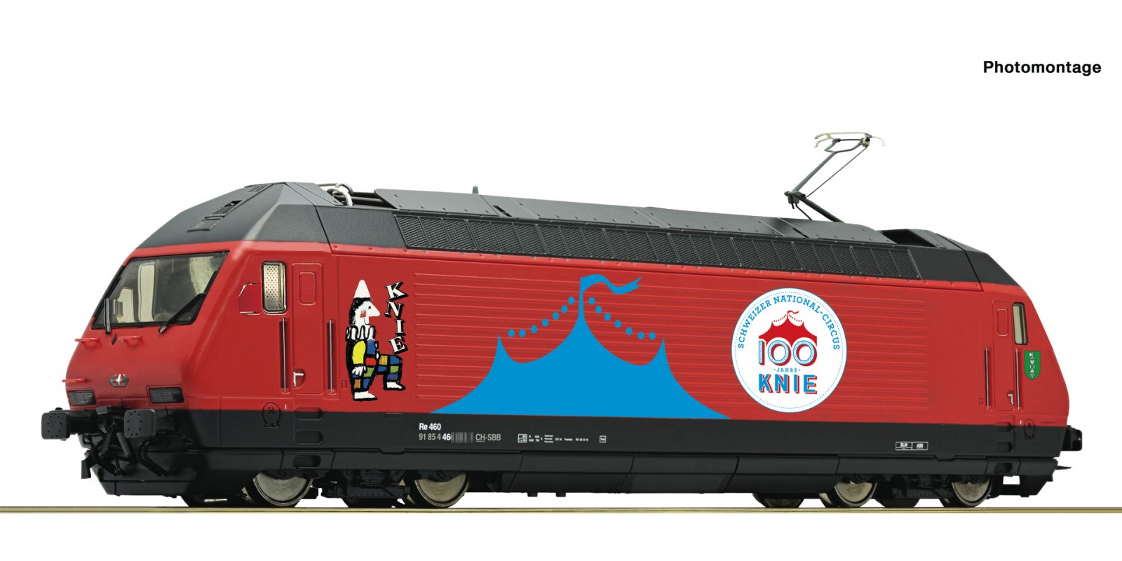 RO70656 - Electric locomotive 460 058-1 "Circus Knie", SBB